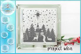 Free transparent church vectors and icons in svg format. Svg Church With Deer Glass Block Design 162624 Cut Files Design Bundles