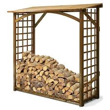 Das wortungetüm der bodenversiegelung ist seit dem gehäuften auftreten von starkregen und dürreperioden in aller munde. Kaminholzregal Spessart 80 X 190 X 190 Cm Holz Bauhaus