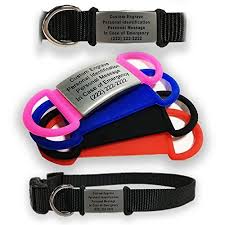 Durable Waterproof Pet Id Tags For Collars Free Engraving Hypoallergenic Silicone Attachment With 30mm Plate Dog Id Cat Id Pet Id Pet Id Tags Custom Pet Tags