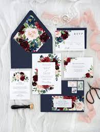 Printed Floral Wedding Invitation Set Fall Wedding Invites Etsy Country Wedding Invitations Wedding Invitation Sets Floral Wedding Invitations