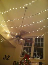 Great Idea For The Holidays Stringing Ice Cycle Lights From The Pillars Greatful Stringing Pearl Necklace