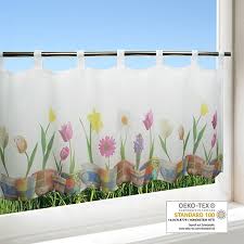 Scheibengardine Fruhlingspracht Fur Kuche Weisse Wohnzimmer Bistrogardine 45x120 Cm Moderne Und Tra Deko Fruhling Fruhlings Dekoration Fruhlingsdekoration