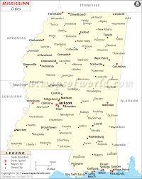 This is a list of selected cities, towns, and other populated places in the united states, ordered alphabetically by state. Cities In Mississippi Mississippi Cities Map