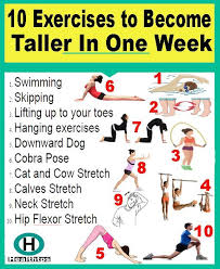 10 Exercises To Become Taller In One Week Tips To Increase Height Get Taller Exercises Increase Height Exercise