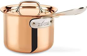 Allclad Cd202 C2 Copper Clad Sauce Pan With Lid With Bonded Copper Exterior Cookware 2quart Copper More Info Could Be Found Saucepan All Clad Cookware Sets