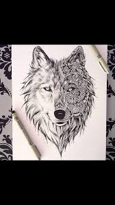 Voir plus d'idées sur le thème modèle de tatouage loup, tatouage loup, tatouage loup femme. So Cool Tete De Loup Dessin Idees Tatouage Animaux Tatouage Loup