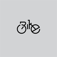 Bike Logo Type By Daniel Carlmatz Typographic Logo Design Minimalist Logo Design Typographic Logo