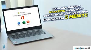 Langkah cara aktivasi office 2019 dengan mudah dapat dilakukan tanpa software. Gak Sampai 5 Menit Begini Cara Aktivasi Microsoft Office Home Student 2019 Gampang Banget Asli Youtube