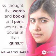 She delivered her first ever public. Who Is Malala Yousafzai What Is Her Contribution Towards Spreading Awareness On Education Quora