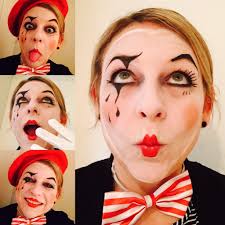 Pierrot Pantomime Karneval Schminke Diy Karneval Schminken Karnevalsschminke Pantomime