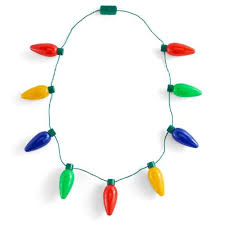 Christmas Lights Holiday Fun Novelty Necklace Rex Distributor Inc Wholesale Knives Swords Sporting Goods Crossbows Self Defense