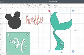 Ann read the letter with a. How To Use Slice And Weld In Design Space Cricut