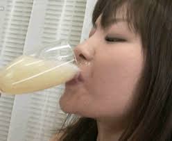 She is a goddess who understands and appreciates the fact that god gave her a mouth, a throat and a tummy for a reason. She Drinks Cum From A Shot Glass And Swallows Playful Asian Drinks Cum From A Glass