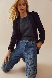 Mother The Scrapper Cuff Ankle Fray Jeans Free People