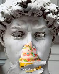 Cereal-ously the best way to upgrade your soft serve! 🥣🍦 Fruity Pebbles?  Captain Crunch? Pick your swirl, pick your crunch—let's make it a Happy  #NationalCerealDay! #Somisomi #ahboong