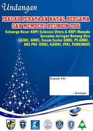 Simpan format undangan natal untuk nanti. Undangan Ibadah Perayaan Natal Gmki Cabang Manado Facebook
