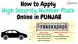 Apply Online High Security Number Plate In Punjab Hsrp Punjab Transport 2020 Vehicle Np Youtube