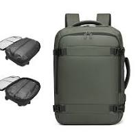 Expandable Travel Backpack with Vacuum Compressor for Outdoor