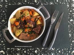 Bœuf Aux Carottes Pommes De Terre Champignons Au Cookeo Companion Thermomix Ou Autres Robots Boeuf Carotte Recette Boeuf Carotte Recette