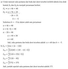 Terdiri dari 25 soal pilihan ganda dan 5 soal essay. Soal Pilihan Ganda Materi Barisan Dan Deret Jawabanku Id