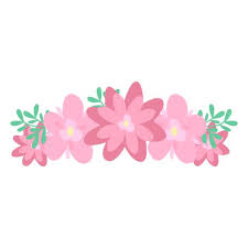 Pink Flower Crown Png Flower Crown Drawing Simple Flower Crown Pink Flower Crown