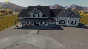 A fully functional and somewhat modern farm style house with detailed interior and attached garage. Farm House V 1 0 Fs19 Mods Farming Simulator 19 Mods