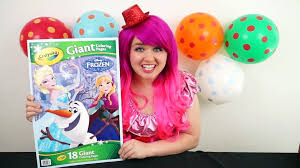 The envelope style packaging doubles as a unique storage solution, allowing these coloring activities for kids to be taken on the go or used at home. Coloring Queen Elsa Disney Frozen Giant Coloring Book Page Colored Pencil Kimmi The Clown Dailymotion Video