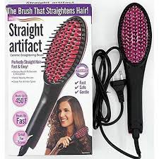 Hair straightening brushes combine the benefits of a blow dryer and flat iron in one product. Multicolor Hair Straightener Brush Simply Artifact Ceramic 906b For Professional For Household Rs 230 Piece Id 19918759948