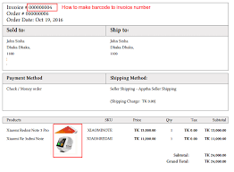 After signing up for a gs1 prefix for your barcodes, you can create upc or ean barcodes one at a time by using an online generator, or you can create a printable list of code128 barcodes using microsoft excel and microsoft word. How To Create Barcode To Invoice Id And Separate The Product Image Magento 2 1 5 Magento Stack Exchange