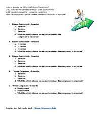 When training with a personal trainer, a person is being pushed beyond their perceived limits. Fitness Quiz Worksheets Teaching Resources Teachers Pay Teachers