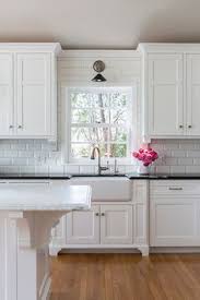 White Subway Tile Around Kitchen Window Google Search Kitchen Design Home Kitchens Kitchen Remodel