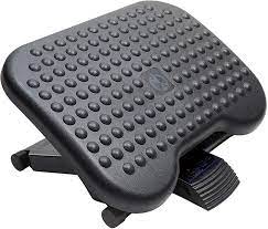 Here at staples we have the best prices on under desk foot rests that are modern and stylish. Amazon Com Huanuo Adjustable Under Desk Footrest Ergonomic Foot Rest With 3 Height Position 30 Degree Tilt Angle Adjustment For Home Office Non Skid Massage Surface Texture Improves Posture And Circulation Office Products