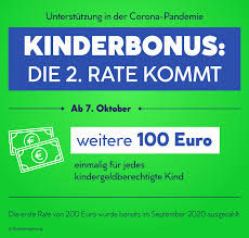 September beginnen die familienkassen mit der auszahlung. Facebook