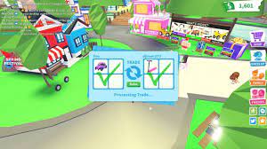 Trading Flower Wagon In Adopt Me On Roblox Adoption Wagon Trading