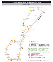 The f1 saudi arabian gp. Official Circuit Map Of The 2018 Azerbaijan Grand Prix Formula1