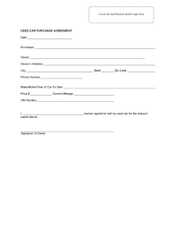 The loan rates for shorter period also has been increased by local banks. 42 Printable Vehicle Purchase Agreement Templates á… Templatelab