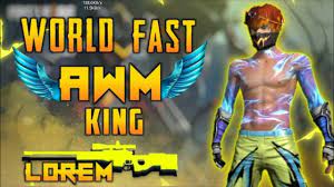 World best awm player | awm king of free fire world's most awaited game taxaal is online. Freefire World Best Player Fastest Awm Player Lorem Gameplay Awm King Without Scope Open Lorem Youtube