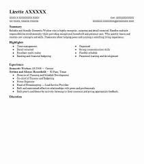 Resume example ofw on mainkeys. Domestic Worker Resume Example Worker Resumes Livecareer