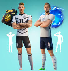 Epic games announces the arrival in the future of skins of the footballers kane and reus in fortnite. Fortnite Kane Reus Bundle Pro Game Guides