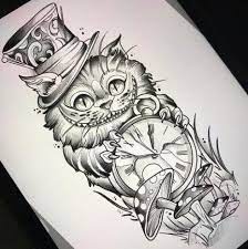 Adventures in wonderland alice in wonderland wonderland tattoo gato alice go ask alice dear alice chesire cat tim walker were all mad here. 220 Cheshire Cat Tattoo Designs 2021 Simple Small Meaningful Ideas