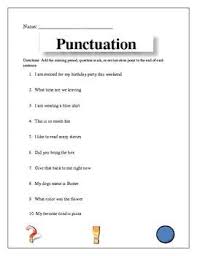 This Worksheet Is Designed For 1st Or 2nd Grade And Deals With Ending Punctuation Period Question Mar Punctuation Worksheets 2nd Grade Worksheets Punctuation