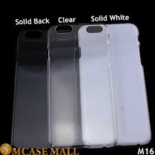 Black And White Phone Case Prints 50x Black White Clear Transparent Plain Pc Hard Phone Blank Case Cover For Iphone 6 4 7 Phone Case For Diy Printing Decorate I Diy Prints Diy Phone Case Case