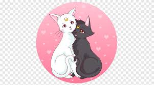 Search, discover and share your favorite sailor moon cat gifs. Kitten Whiskers Black Cat Luna Sailor Moon Kitten Mammal Animals Png Pngegg
