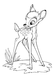 Kleurplaat van herten (klik op de afbeelding om deze te vergroten.) inkt nodig? Kleurplaat Bambi 227