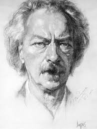 Ignace Jan Paderewski /N(1860-1941). Polish Pianist And Composer. Drawing,  1898, By Harry Finney. Poster Print by Granger Collection