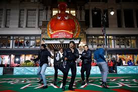 The 94th annual macy's thanksgiving day parade aired on nbc on november 26th, 2020 at 9 a.m. Macy S Thanksgiving Day Parade Revives Broadway For A Day The New York Times
