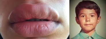 Being born with red lips isn't my fault