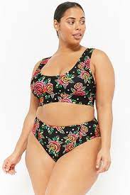 Plus Size Kulani Kinis Floral Bikini Bottoms Plus Size Swimwear Plus Size Swimsuits African Print Bathing Suit