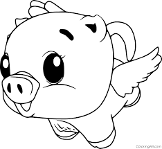 His name is percival, percy for short. Hatchimals Flying Pig Coloring Page Coloringall