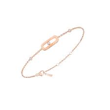 Sign in or create an account. Messika Rose Gold Bracelet With Diamonds Move Uno 3605mk10051 Pg Pere Quera 1887